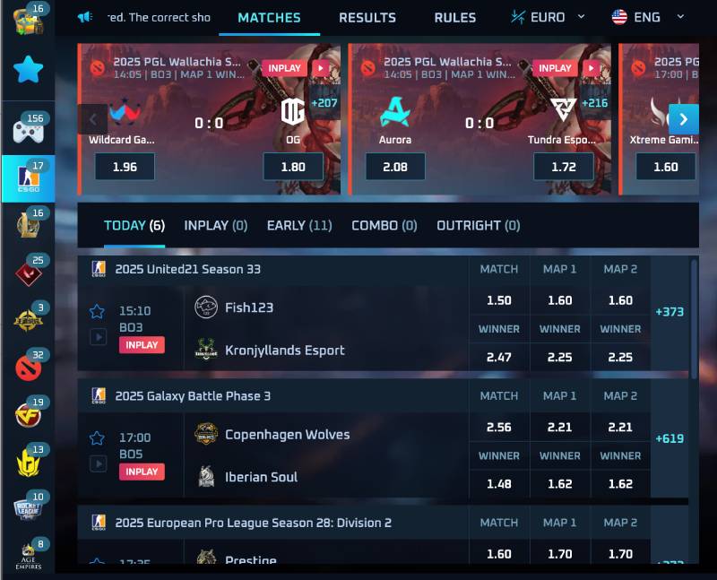 Đặt Cược CS:GO Xocdia88 - Thế Giới Esports Trong Tầm Tay Game Thủ 2 Giao diện cá cược dễ hiểu, rõ ràng cho mọi cấp độ người chơi